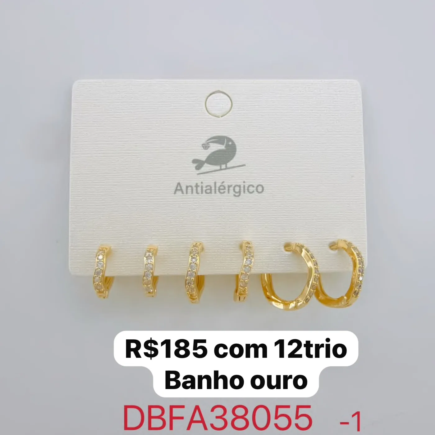 brincos pequenos com pedras